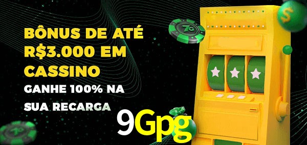 9Gpg melhor bônus de depósito