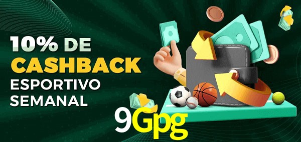10% de bônus de cashback na 9Gpg